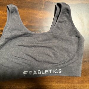 Fabletics Charcoal Sports Bra
